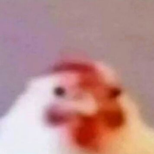 Low Quality Chicken Meme